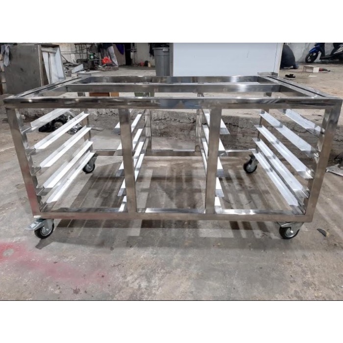 Kaki / Meja Oven Deck Gas Stainless