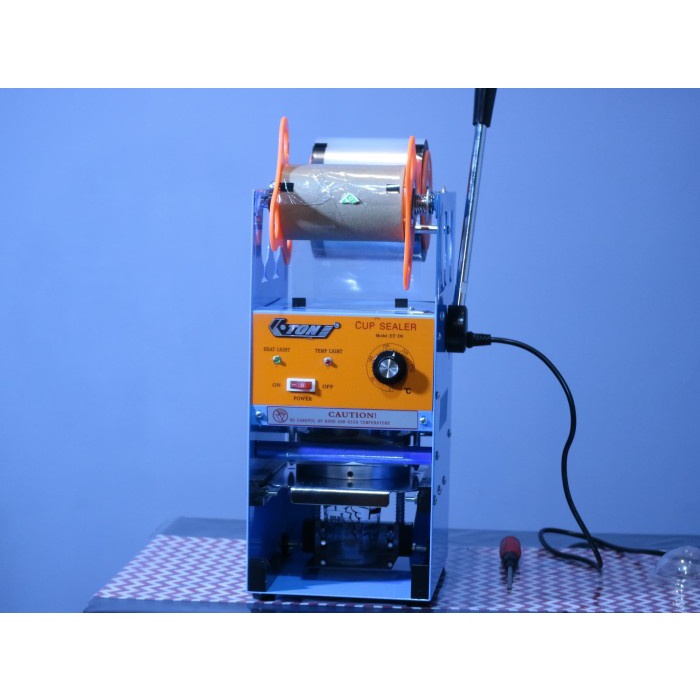 TERLARIS Mesin Cup Sealer Penutup Gelas