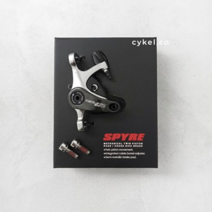 Trp Spyre Slc Mechanical Disc Brake Caliper Post Mount Grey Road Cross