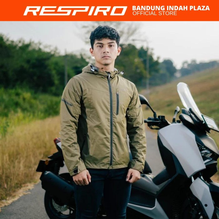Respiro Axton - Jaket Motor Touring Riding Windproof with Protector