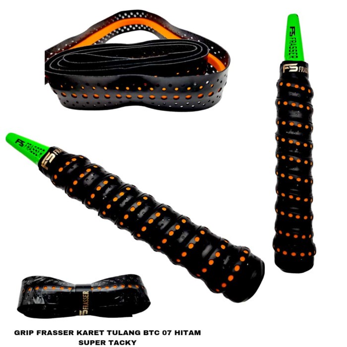 Frasser Grip Raket Badminton Pancing Frasser Karet Polos Pink