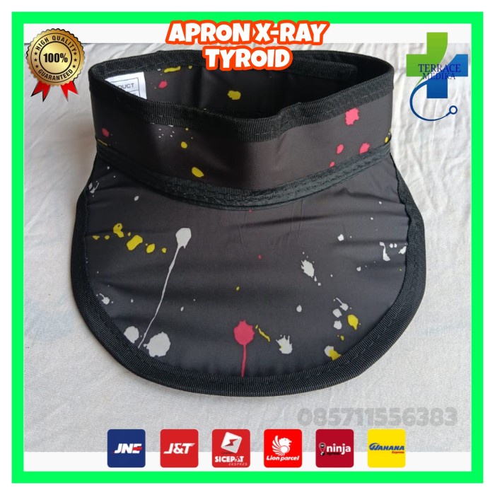 TERBARU APRON TYROID X-RAY 0,5mmpb / apron tiroid penyangga leher x-ray
