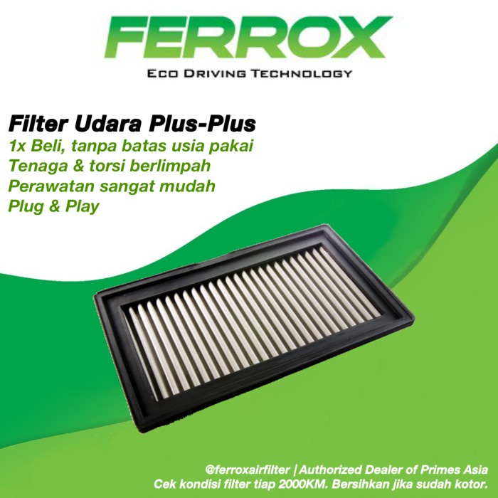 Spesial Filter Udara Ferrox Nissan Xtrail X-Trail X Trail T30 (2002-2007)