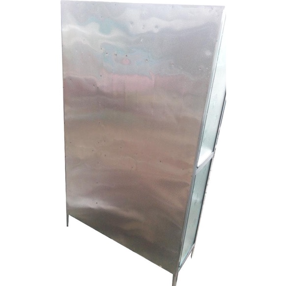 Rak piring bungkus kaca 2 pintu Semarang & seki