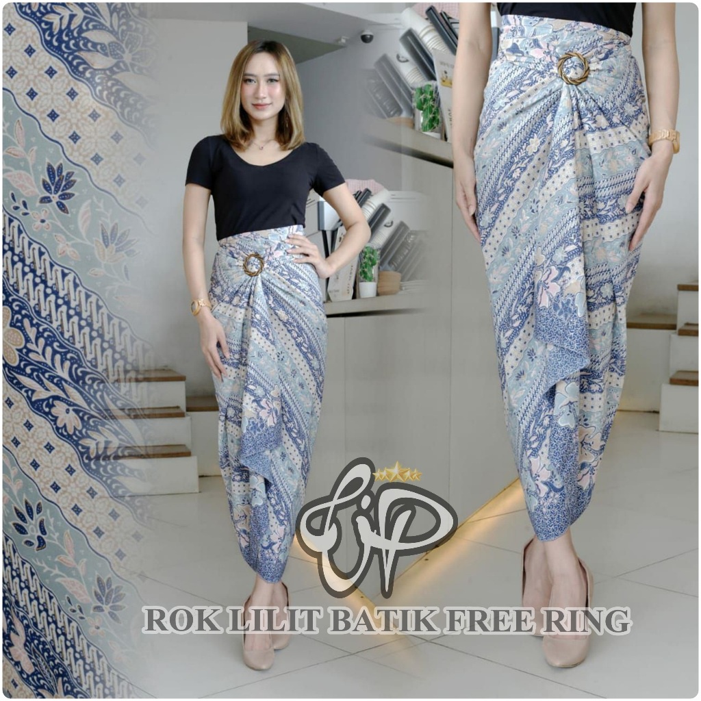 BIG SALE CIP Rok lilit batik / rok lilit instan / rok lilit tali panjang / rok pesta bawahan kebaya
