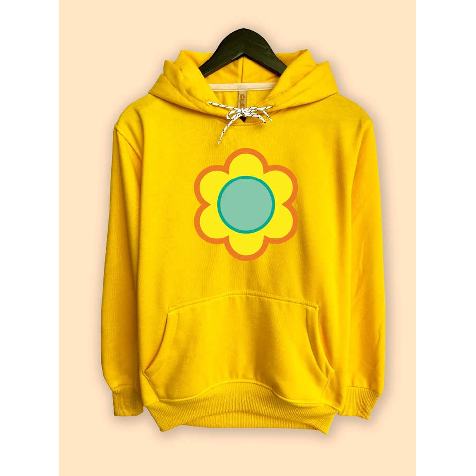 Hoodie Sweater Princess Daisy Bunga Flower Logo Super Mario Kart World Gaming