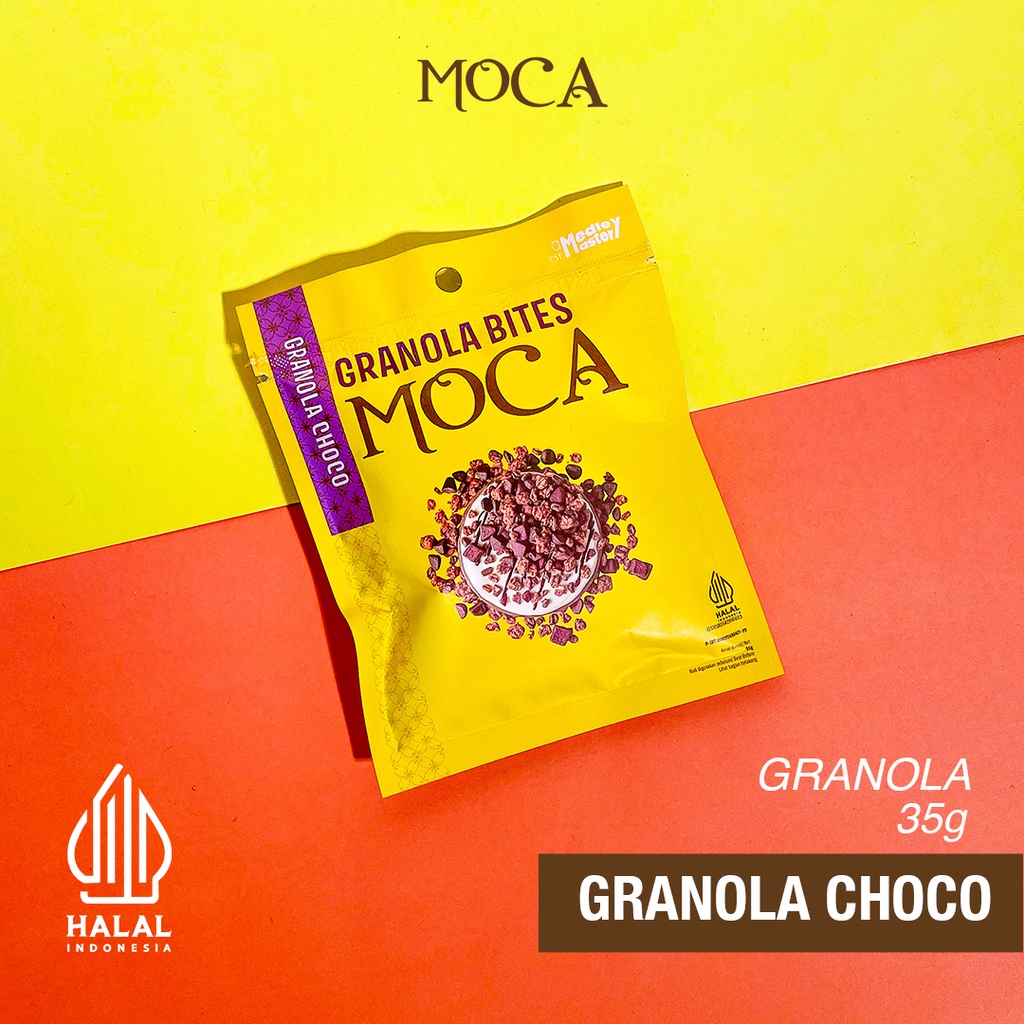 

MOCA - Granola Bites Choco 35g - Halal