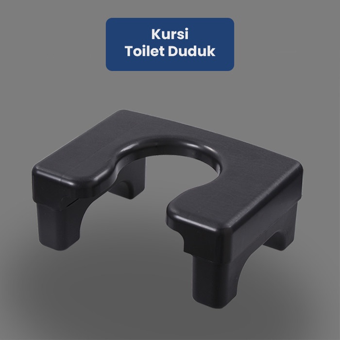 Dudukan Kursi Toilet Jongkok Portable Bangku Toilet Kursi Jongkok Bahan Plastik Anti Slip HSB682
