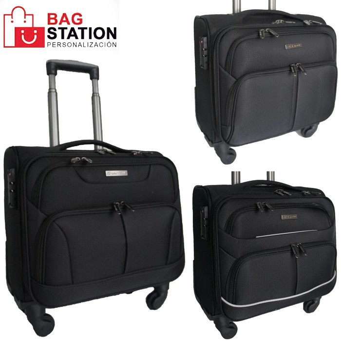 TAS KOPER TAS CABIN NAVY CLUB 16 IN 4 RODA