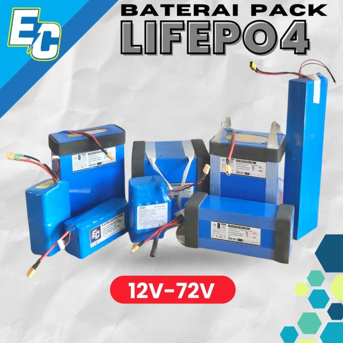 Baterai Lithium Lifepo4 Pengganti Aki Sepeda Motor Listrik