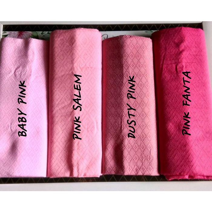 BERKUALITAS Kain dobi dolby doby polos - viscose polos - batik pastel - premium - berkwalitas -