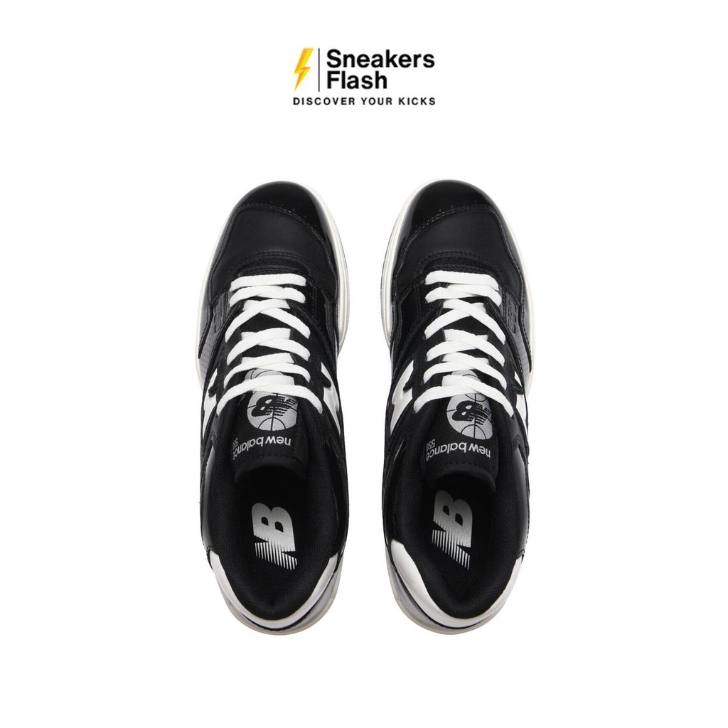 NEW BALANCE 550 Black Sea Salt Patent Sepatu Sneakers Pria - BB550YKG - Size 44
