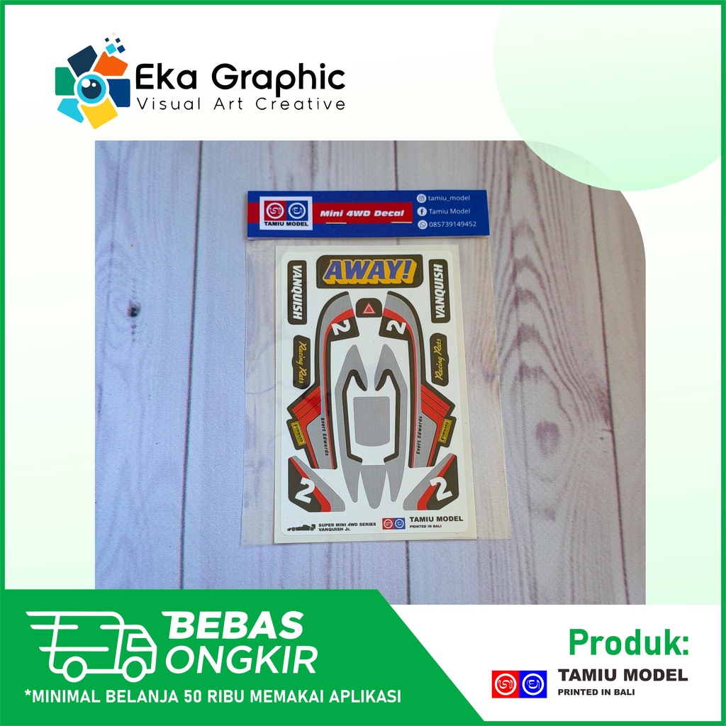 Decal Sticker Vanquish jr