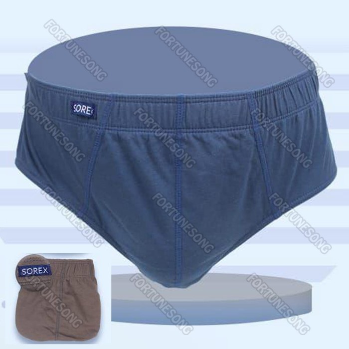 3 Pcs Celana Dalam Pria Jumbo Katun Original Sorex Cd Big Size Asli 100%