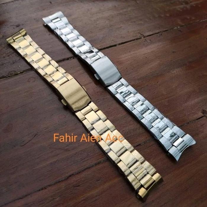 Tali Jam Rantai Curved Kuping 20Mm 22Mm Strap Stainless Steel Sale