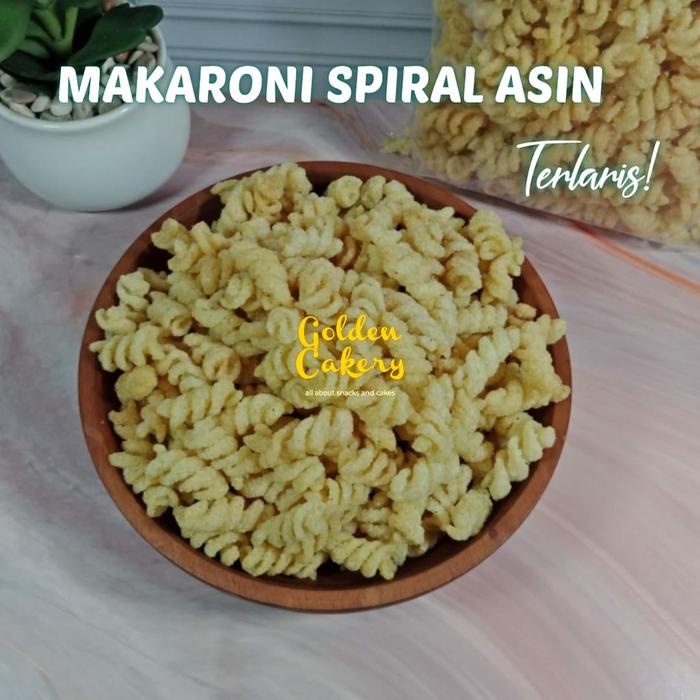 

Wof Pasta Makaroni Spiral Viral Gurih Renyah - 1 Kg Snack Food Cemilan Pedas Lidi Lidian Mie Gulung