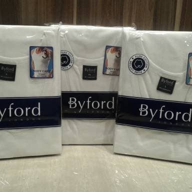 TERBARU Kaos Dalam Pria Byford Singlet isi 3 pcs anti melar kaos murah oblong
