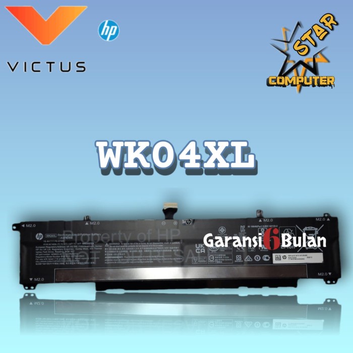 Baterai Hp Victus 15 15-fb0012AX HSTNN-OB2C M38822-171 WK04XL