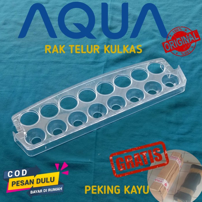 best seller] RAK TELUR KULKAS AQUA 1 PINTU ORIGINAL