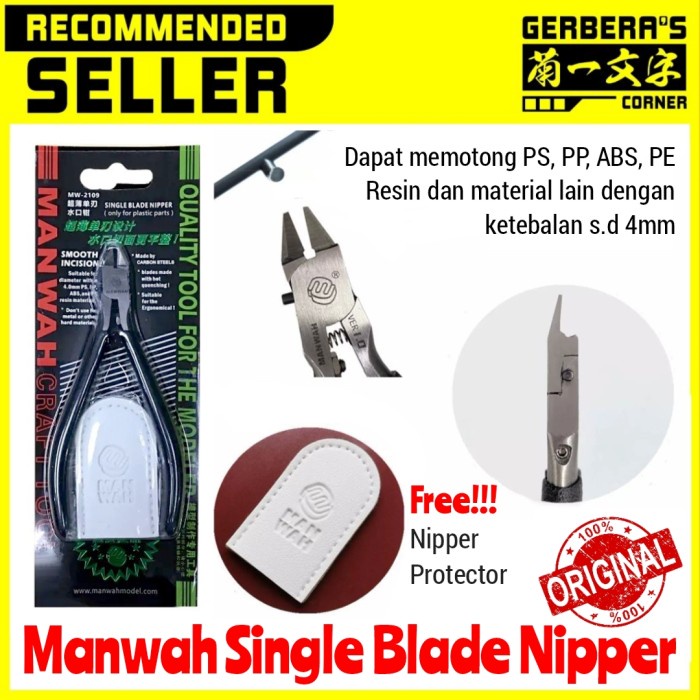 Manwah Single Blade Nipper MW-2109 Tang Potong Gundam Model Kit