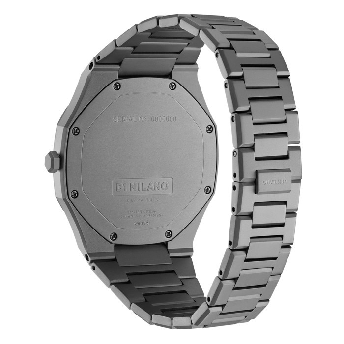 D1 Milano Ultra Thin Bracelet 40Mm - Monochrome Gray D1-Utbj22 Terlaris