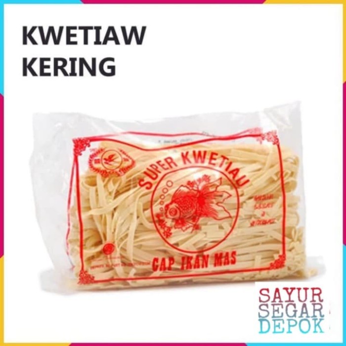 

kwetiau kering sayur