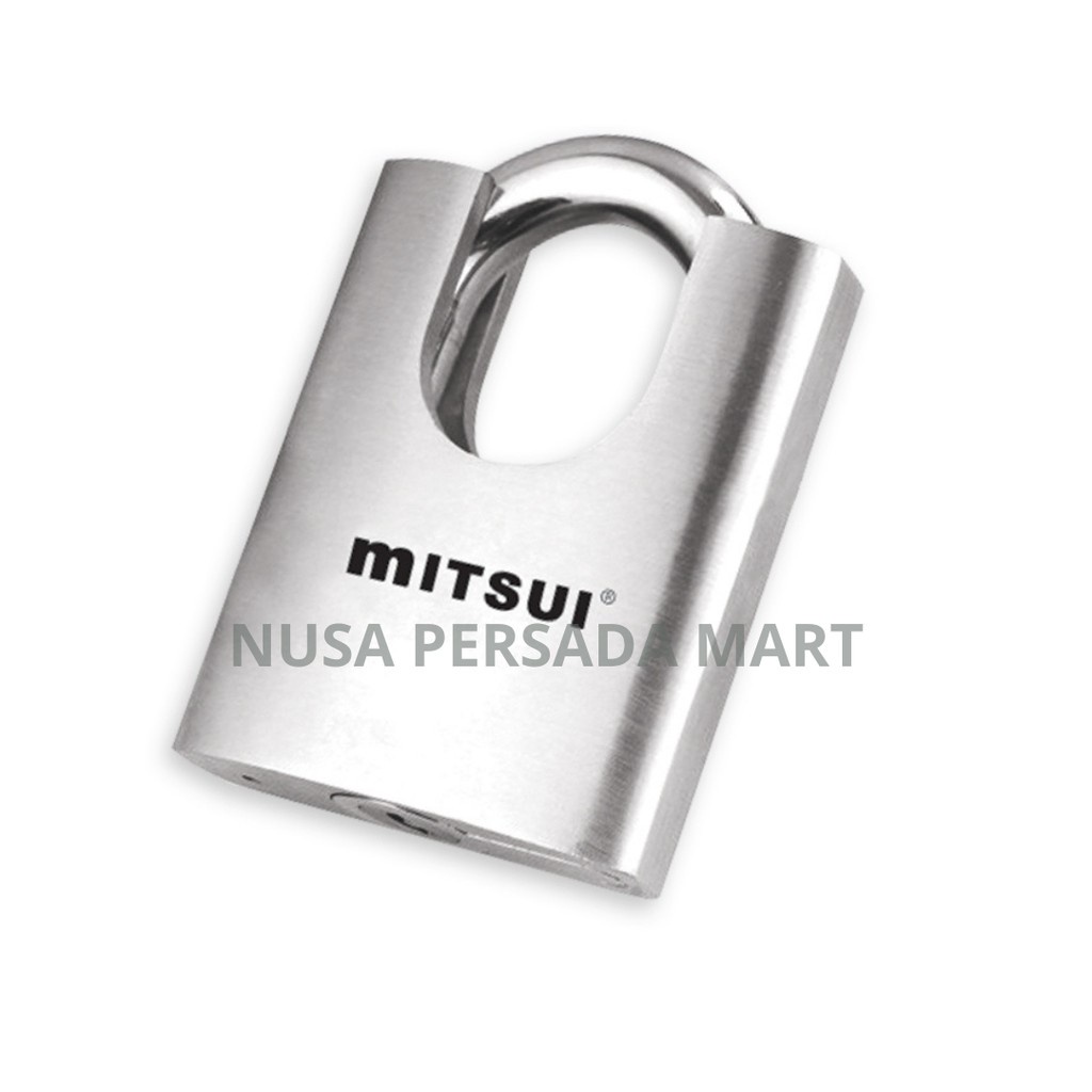 Mitsui MUPL 65 Gembok Baja Anti Karat Anti Maling Pengamanan Ekstra