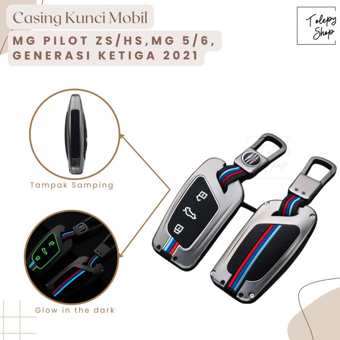 Cover Kunci Mg Hs / Mg Zs / Mg 5 / Mg 4 Ev / Sarung Kunci Mobil Asli 100%