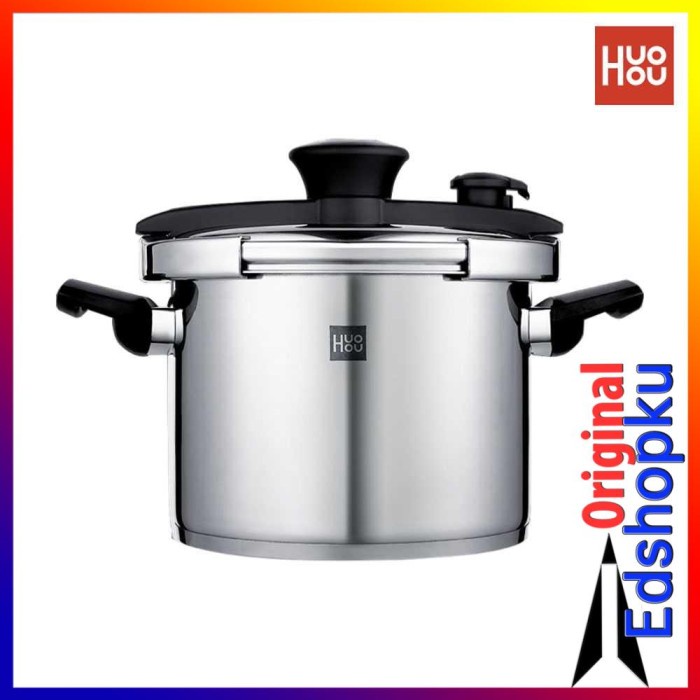 Herzliya Panci Masak Presto Rebus Daging Stainless 304 Pressure Cooker 80Kpa