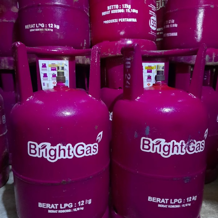 Bright Gas Elpiji 12 Kg" Isi+Tabung"