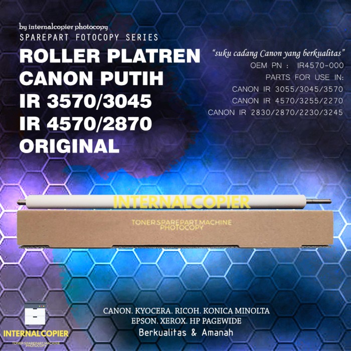 ROLLER ROLL PLATEN ADF CANON PARTS IR 4570 3045 SERIES FC5-3000-ORI