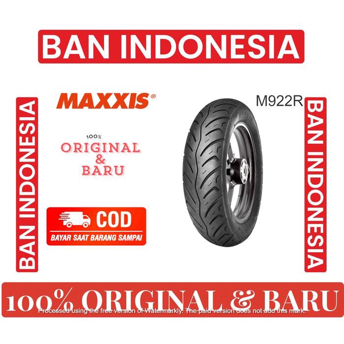 1 SET MAXXIS 100/90 & 110/90 RING 12 M922F & M922R TUBELESS