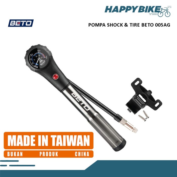 BETO Mini Pump SP-005AG Pompa Shock Sepeda MTB Downhill BMX Alloy