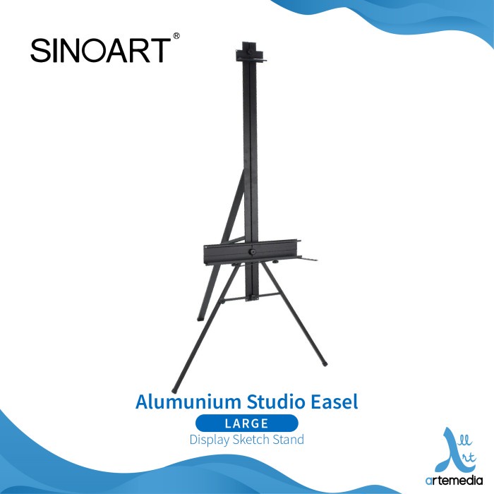 

TERLARIS! Easel Lukis Sinoart Large Aluminium Studio Display Sketch Stand