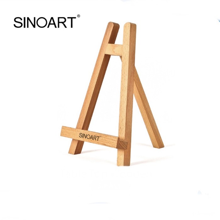 

TERBARU! Easel Lukis Sinoart Small Table Top Wooden Display Sketch Stand
