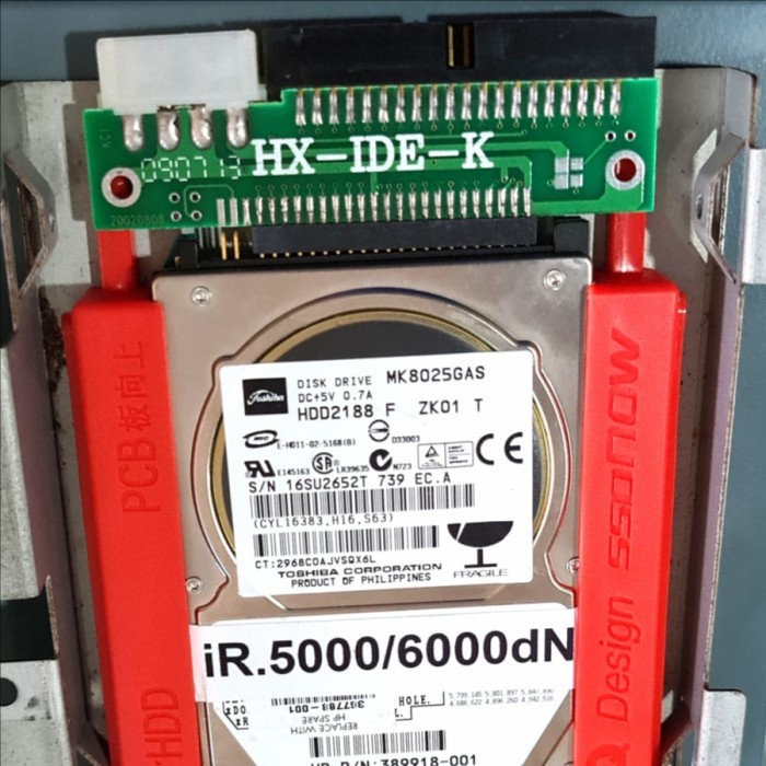 Hardisk Mesin Fotokopi Canon IR 5000 dan 6000 dN Conek Computer