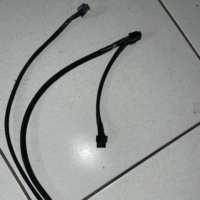 Kabel Modular 8 pin pcie to dual 8 pin pcie riser kabel modular 8pin