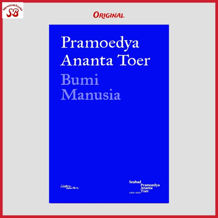 Tebaru Original " Buku Novel Bumi Manusia Pramoedya Ananta Toer Berkualitas
