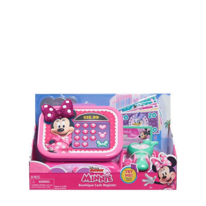 HOT SALE Just Play Disney Junior Minnie Mouse Bowtique Cash Register - JPY89929