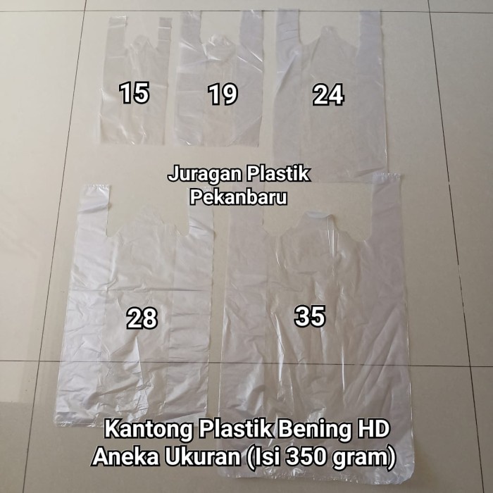 FREE ONGKIR ( ISI 350 Gram ) Kantong Plastik Asoy Kresek Bening HD 15 19 24 28 35