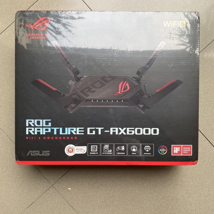 Rog rapture ax6000 asus wifi router