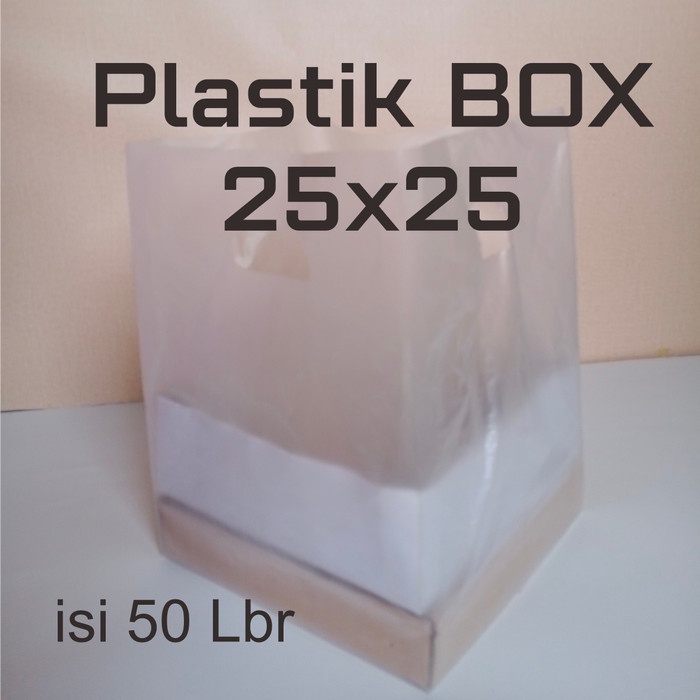 LIMITED EDITION Kantong Plastik Box 25x25/plastik HD 25x25 Isi 50 Lbr