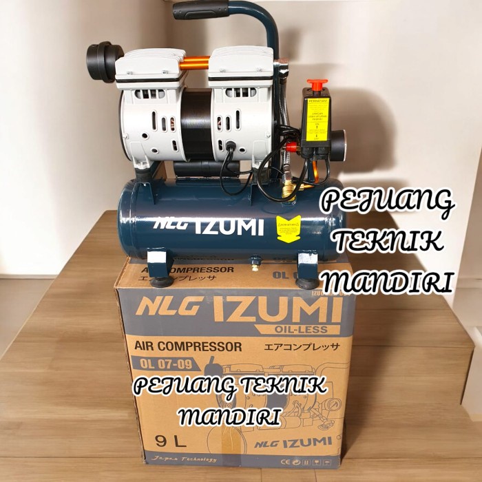 Terpopuler Kompresor Angin Oilless Izumi Ol 0709 / Compresor Oil Less Izumi 3/4Hp