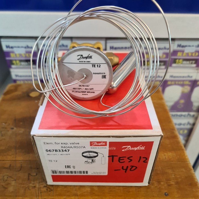 Terbatas Expansi Valve Danfoss Tes12 / Te12 067B3347 For R404A/R507C