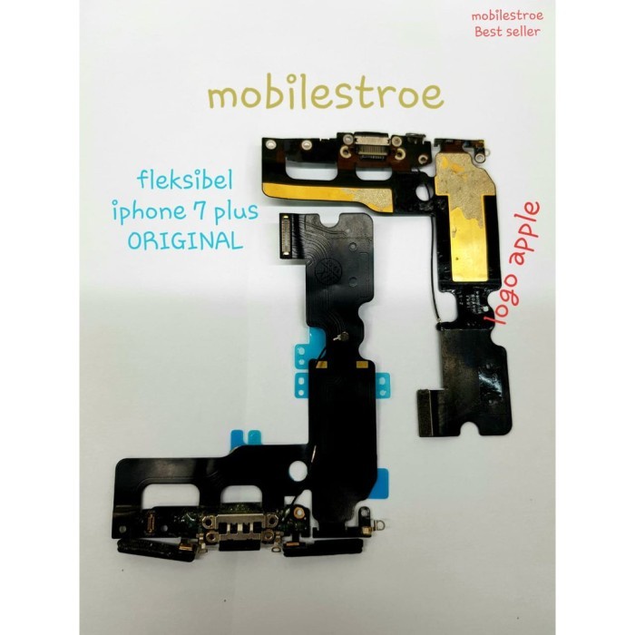 (G) FLEXIBLE KONEKTOR CHARGER IPHONE 7 PLUS ORIGINAL COPOTAN 100%