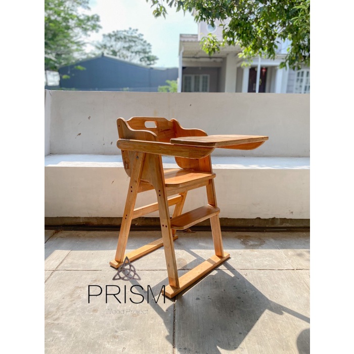 PREMIUM kursi makan kayu anak bayi baby high chair
