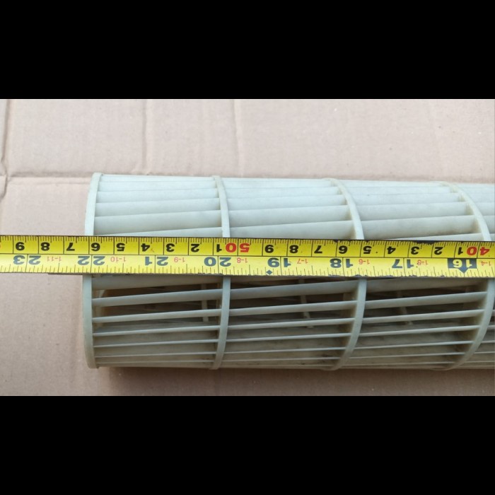 Baling Blower Cross Fan Indoor AC LG Dual Inverter 1/2 PK T06EV3 NWAH Diameter 95 x 562 mm 9.5 x