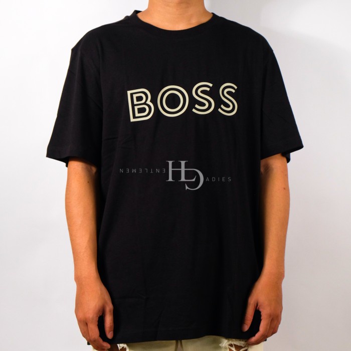 Hugo Boss Fw24 Classic Logo Regular Fit Tee Black 50519358-001