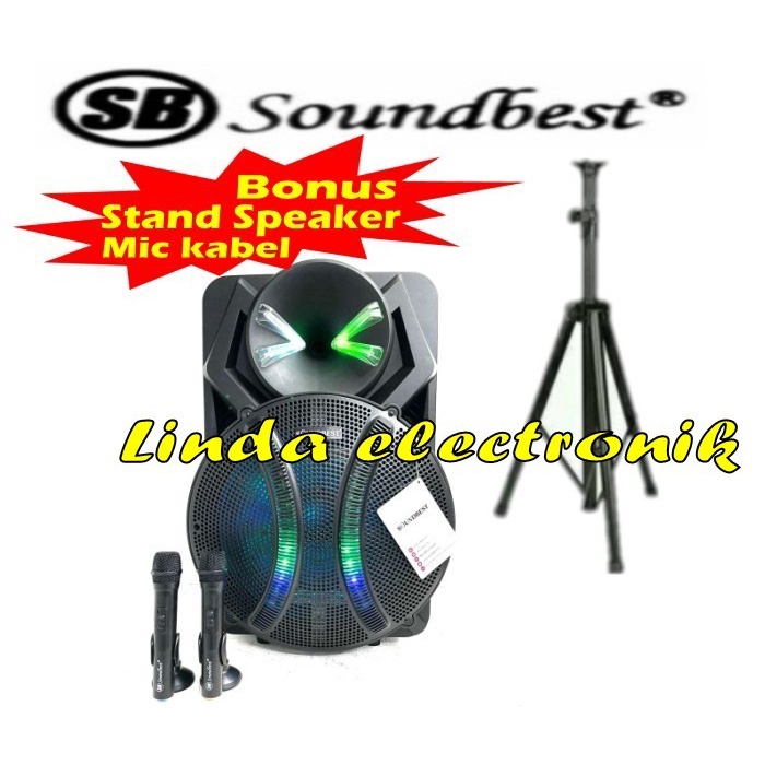 Speaker Portable Wireless Soundbest ft18 ft 18 18 inch original