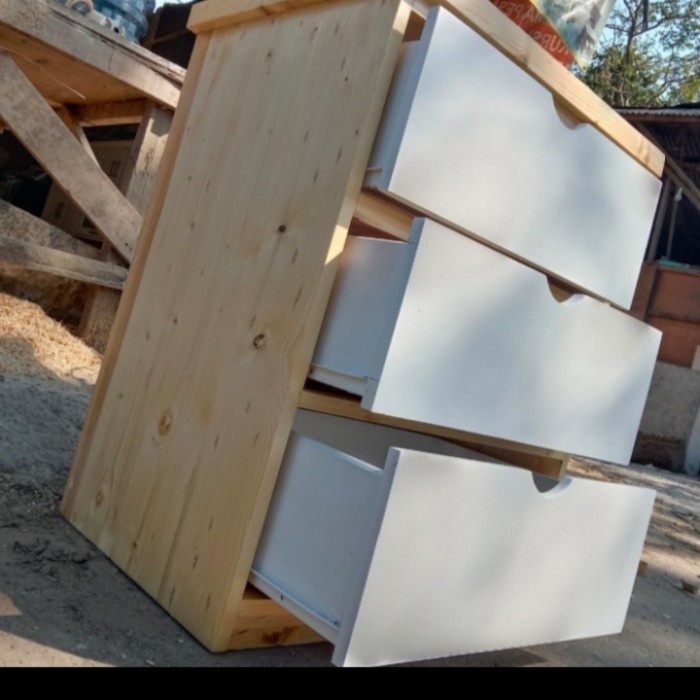 meja nakas minimalis rak kayu Jati Belanda